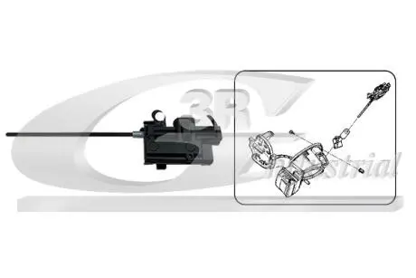 12602 Актуатор кришки бака (16,0cm) RENAULT CLIO 12-21, GRAND SCÉNIC 16-22 3RG підбір по vin на Brocar