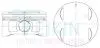 43297100 Поршни ремонт +1.00mm (к-кт на мотор) Mitsubishi 6B31 Outlander XL TEIKIN підбір по vin на Brocar