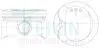 Поршни 79mm +0.25mm (к-кт на мотор) 4ZZ-FE Toyota Corolla 46342025
