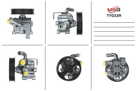 TY033R Насос ГПК відновлений Toyota RAV4 00-05, Toyota Corolla Verso 04-09, Toyota Avensis 97-03 MSG подбор по vin на Brocar