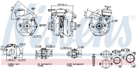 93779 Турбокомпресор NISSENS підбір по vin на Brocar