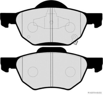 J3604064 Колодки гальмівні дискові передні HONDA ACCORD VII (вир-во Jakoparts) JAKOPARTS підбір по vin на Brocar