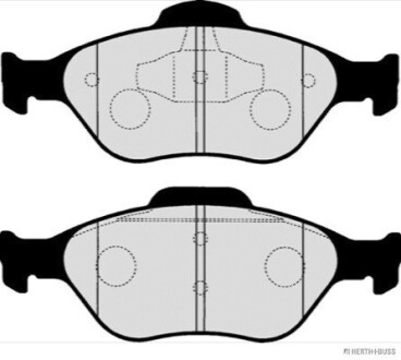 J3603063 Колодки гальмівні дискові передні MAZDA 2, FORD (вир-во Jakoparts) JAKOPARTS підбір по vin на Brocar