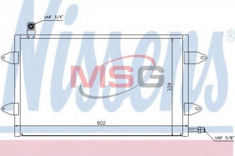 94905 Конденсатор, кондиционер NISSENS підбір по vin на Brocar