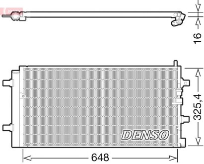 DCN02002 Конденсатор, кондиционер DENSO підбір по vin на Brocar