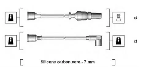 941135020696 Комплект проводов зажигания MAGNETI MARELLI подбор по vin на Brocar