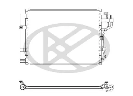 CD820924 Радиатор, охлаждения дивгателя KOYO підбір по vin на Brocar
