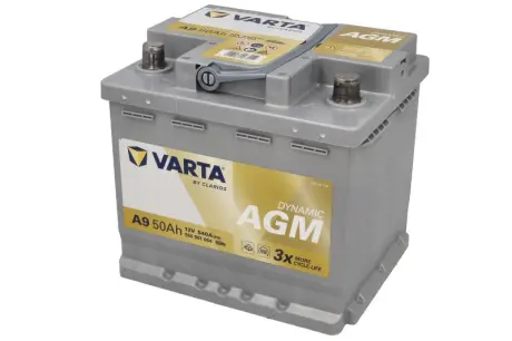 550901054 Аккумулятор 50Ah R+, 540A, 12V, 207x175x190, VARTA DYNAMIC AGM VARTA подбор по vin на Brocar