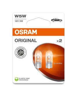 28252BL Автолампа Osram 5W 12V (к/т 2 шт) OSRAM підбір по vin на Brocar