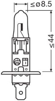 64150NBS2HB Автолампа галогенова 55W OSRAM підбір по vin на Brocar