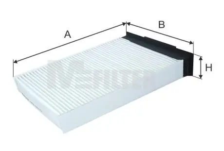 K9031 ФІЛЬТР САЛОНУ RENAULT MEGANE II 10/02- M-FILTER подбор по vin на Brocar