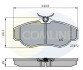 ГАЛЬМІВНІ КОЛОДКИ ПЕРЕДН. К-КТ LAND ROVER RANGE 94- CBP0162