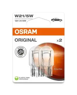 75152BL Автолампа Osram 21/5W 12V W3X16Q (к/т 2 шт) OSRAM підбір по vin на Brocar