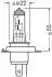 64193NL1BL Автолампа Osram H4 12V 60/55W P43t NEW OSRAM підбір по vin на Brocar