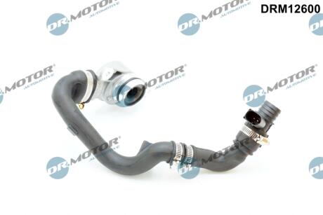 DRM12600 Шланг вентиляції пластиковий з фітингами DR.MOTOR підбір по vin на Brocar
