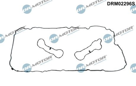 DRM02296S К-т прокладок клапанної кришки 3 елементи, для цилiндрiв 1-4 DR.MOTOR підбір по vin на Brocar