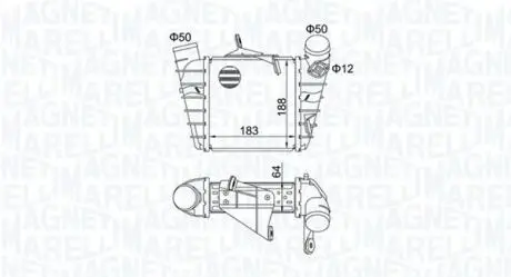 351319204750 Інтеркулер MAGNETI MARELLI подбор по vin на Brocar