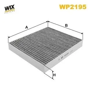WP2195 Фільтр салону KIA OPTIMA IV 15- вугільний (вир-во WIX FILTERS) WIX FILTERS підбір по vin на Brocar