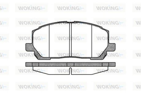 P955300 Колодки гальмівні WOKING підбір по vin на Brocar