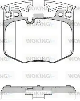 P1611300 Колодки гальмівні WOKING підбір по vin на Brocar