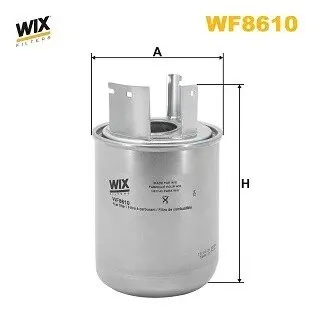 WF8610 Фільтр паливний WIX FILTERS підбір по vin на Brocar