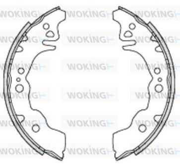 Z423000 Колодки тормозные WOKING підбір по vin на Brocar