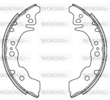 Z423000 Колодки тормозные WOKING підбір по vin на Brocar