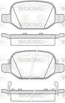 P627352 Колодки гальмівні WOKING подбор по vin на Brocar