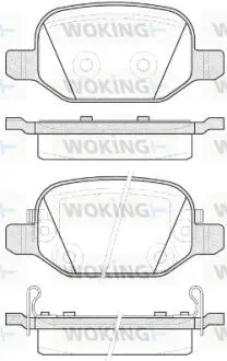 P627352 Колодки гальмівні WOKING подбор по vin на Brocar
