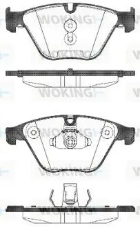 P1596300 Колодки гальмівні WOKING підбір по vin на Brocar