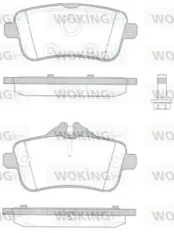 P1403310 Колодки гальмівні WOKING підбір по vin на Brocar