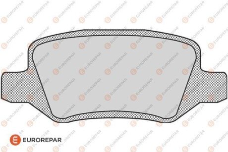 1617264380 Колодки гальмівні дискові (комплект 4 шт) EUROREPAR підбір по vin на Brocar