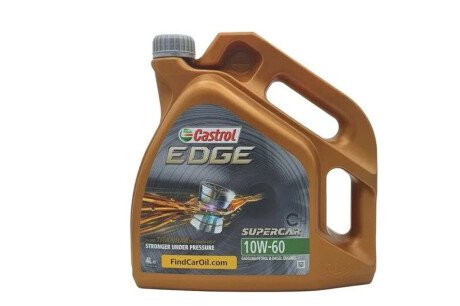 EDGE1064X4S Олива EDGE SUPERCAR 10W60 (4L) CASTROL підбір по vin на Brocar