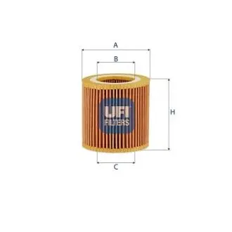 2523200 Фільтр масляний UFI подбор по vin на Brocar