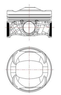 039PI00134000 Поршень MAHLE / KNECHT підбір по vin на Brocar