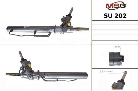 SU202 Рульова рейка з ГПК нова Subaru Outback 99-03, Subaru Impreza 00-07 MSG підбір по vin на Brocar