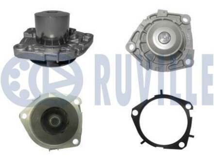 561246A1 Водяна помпа Fiat Bravo II/Doblo/Ducato 1.6D MultiJet/2.0D MultiJet/Opel Astra H/J/Insignia/Zafira 1.9CDTI/2.0CDTI 09.04- RUVILLE подбор по vin на Brocar