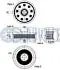 520343 Шків колінвала BMW 1 (F20), 3 (E90), 3 (E91), 3 (E92), 3 (E93), 3 (F30, F80), 5 (F10), 5 (F11), X3 (F25) 1.6D/2.0D 05- RUVILLE підбір по vin на Brocar