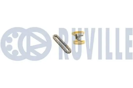 580100 К-кт ланцюг+натяжник Ford Focus II, Citroen Berlingo, Ford Focus C-MAX 1.6-2.0 HDI 16V RUVILLE подбор по vin на Brocar