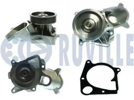 561248S Водяна помпа BMW 3 E90, 5 E60, X5 E70, X6 E71 2.0d/2.5d/3.0d 01.04- 6PK RUVILLE підбір по vin на Brocar