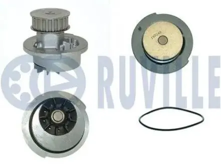 56437P Водяна помпа Opel 1.2i/1.4i/1.6i/ Daewoo Lanos 1.2/1.4/1.5 05.97- RUVILLE підбір по vin на Brocar