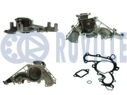 561243 Водяна помпа Toyota Land Cruiser 100 4.7 V8 32V, 4.7 01.98- RUVILLE підбір по vin на Brocar