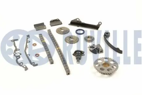 580060 К-кт ланцюга ГРМ Nissan Almera 1.4-1.6/Primera 1.6, 90-00 RUVILLE подбор по vin на Brocar
