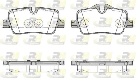 2187300 Гальмівні колодки дискові ROADHOUSE підбір по vin на Brocar