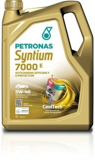 70722M12EU Олива моторна SYNTIUM 7000 E 0W-40 SP (5L) Petronas підбір по vin на Brocar