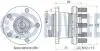 221839 Ступиця передн. Ford Kuga 1.5-2.5 03.13- RUVILLE підбір по vin на Brocar