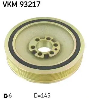 VKM93217 Шків колінвала SKF підбір по vin на Brocar