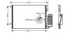 OLA5333D Радіатор кондиціонера Opel Vectra C 02>08 (OLA5333D) AVA AVA COOLING підбір по vin на Brocar