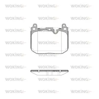P1591320 Колодки тормозные WOKING підбір по vin на Brocar