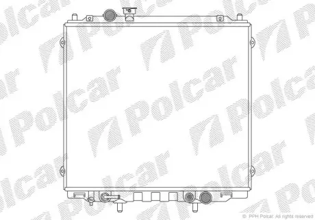 4065084X Радіатори охолодження POLCAR підбір по vin на Brocar